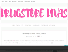 Tablet Screenshot of drugstoredivas.net